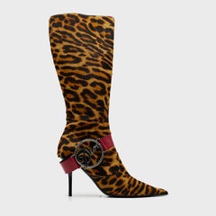 Christian Dior Leopard Calf Hair Boots by John Galliano, F/W 2004