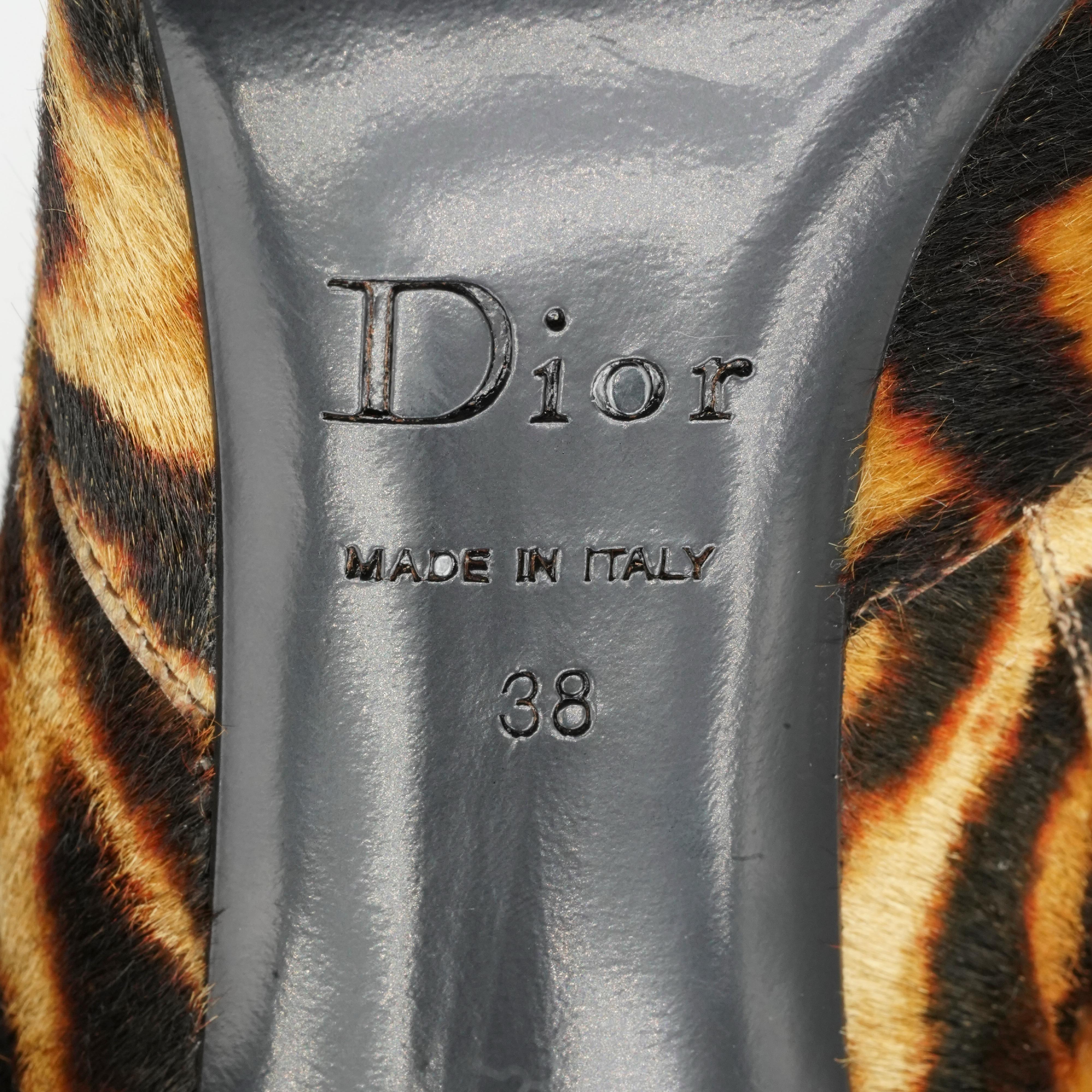 Stivali in pelle di vitello leopardati di John Galliano for Christian Dior, A/I 2004 in vendita 2