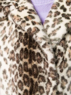 Christian Dior Leopard Mink Fur Coat