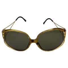 Vintage Christian Dior Leopard Oversized Sunglasses, 1980s