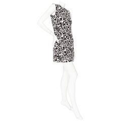 Christian Dior Leopard Print Jacquard Dress