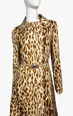 Christian Dior leopard print silk trench,  Resort 2008