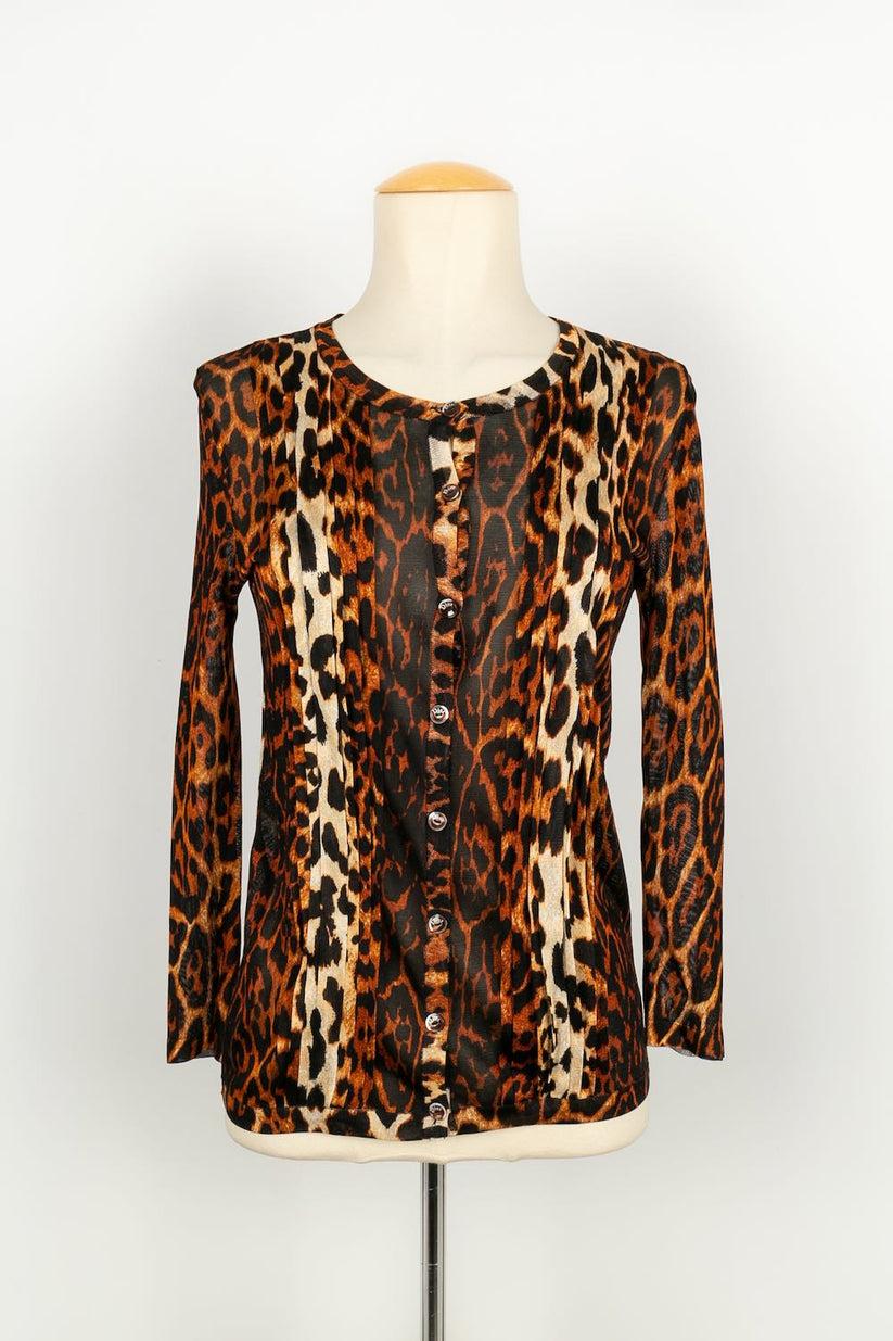 Christian Dior Leopard Print Top and Cardigan Set, 2008 4
