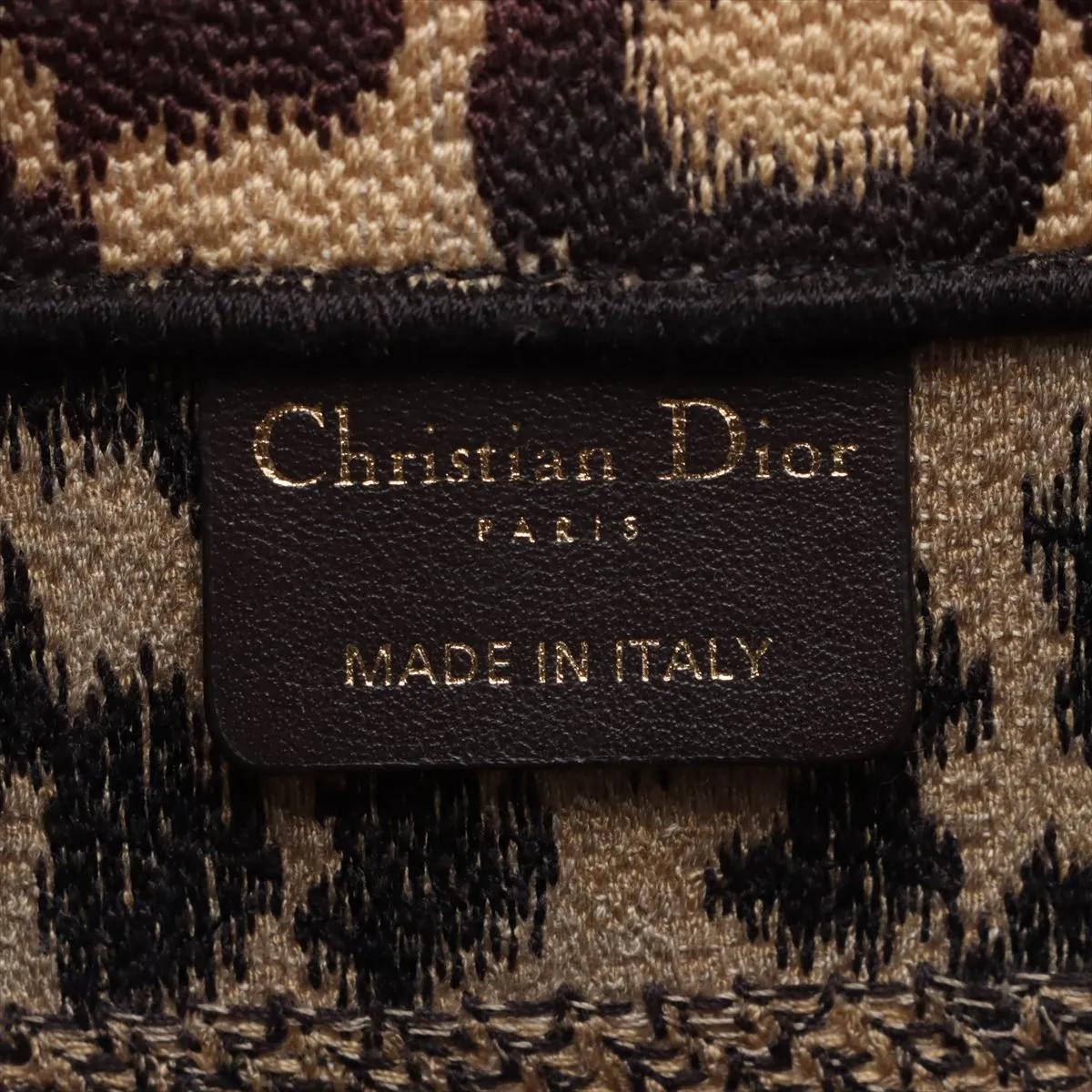 *Christian Dior Leopard Small Canvas Book Tote Bag im Angebot 4
