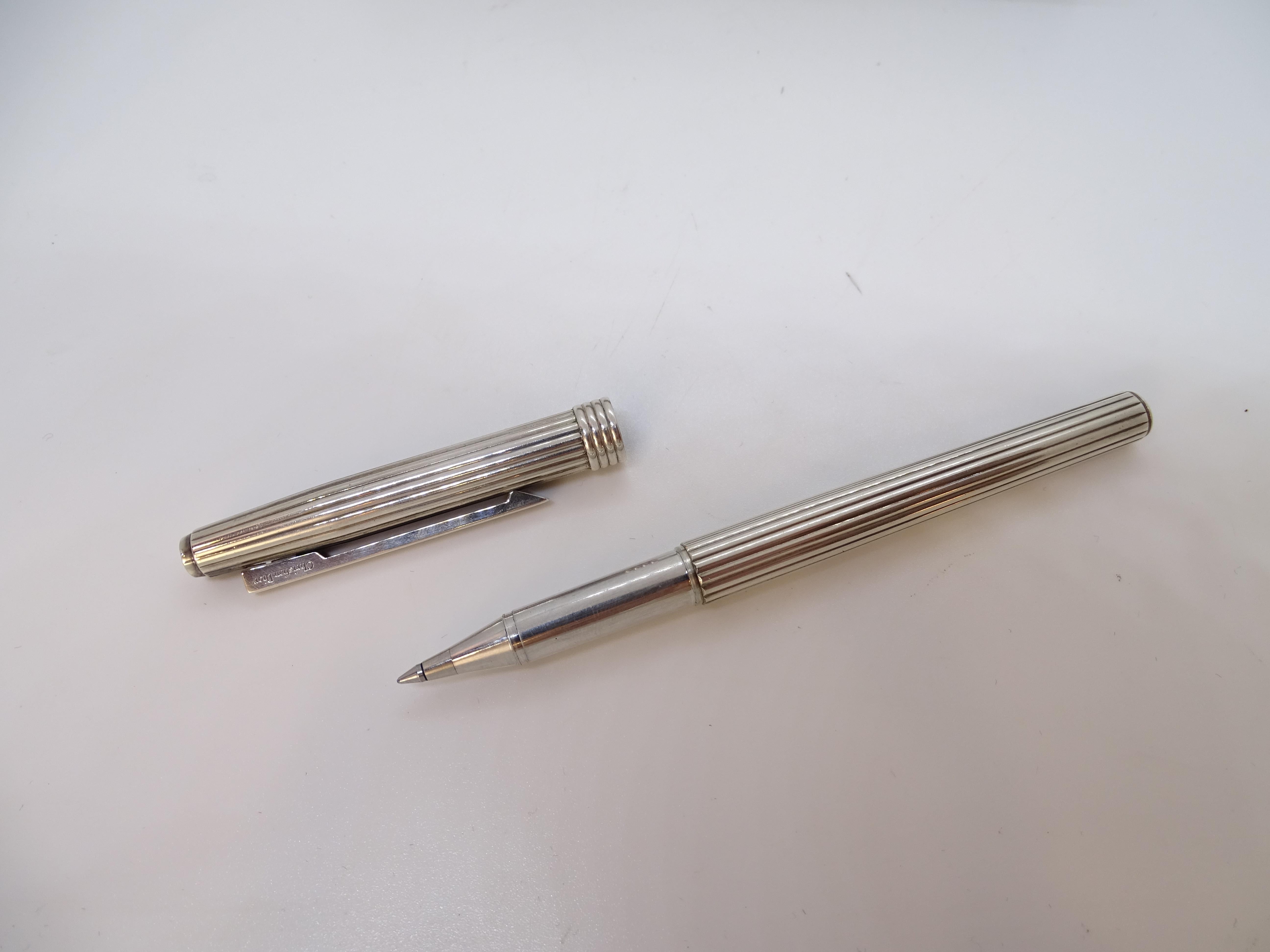 Christian Dior LES STYLOS 925 SILBER Kugelschreiber im Angebot 14