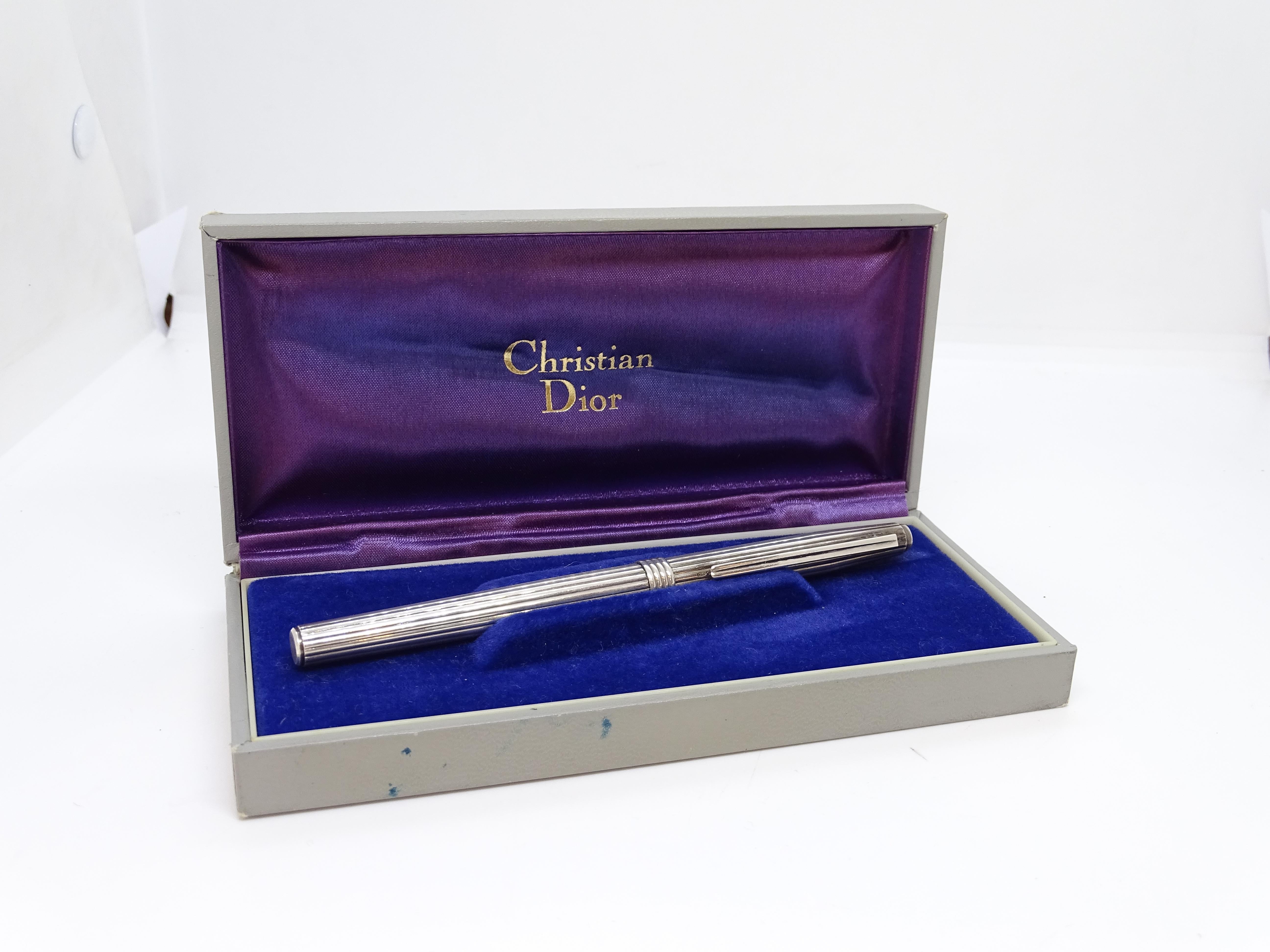 Christian Dior LES STYLOS 925 SILBER Kugelschreiber im Angebot 2