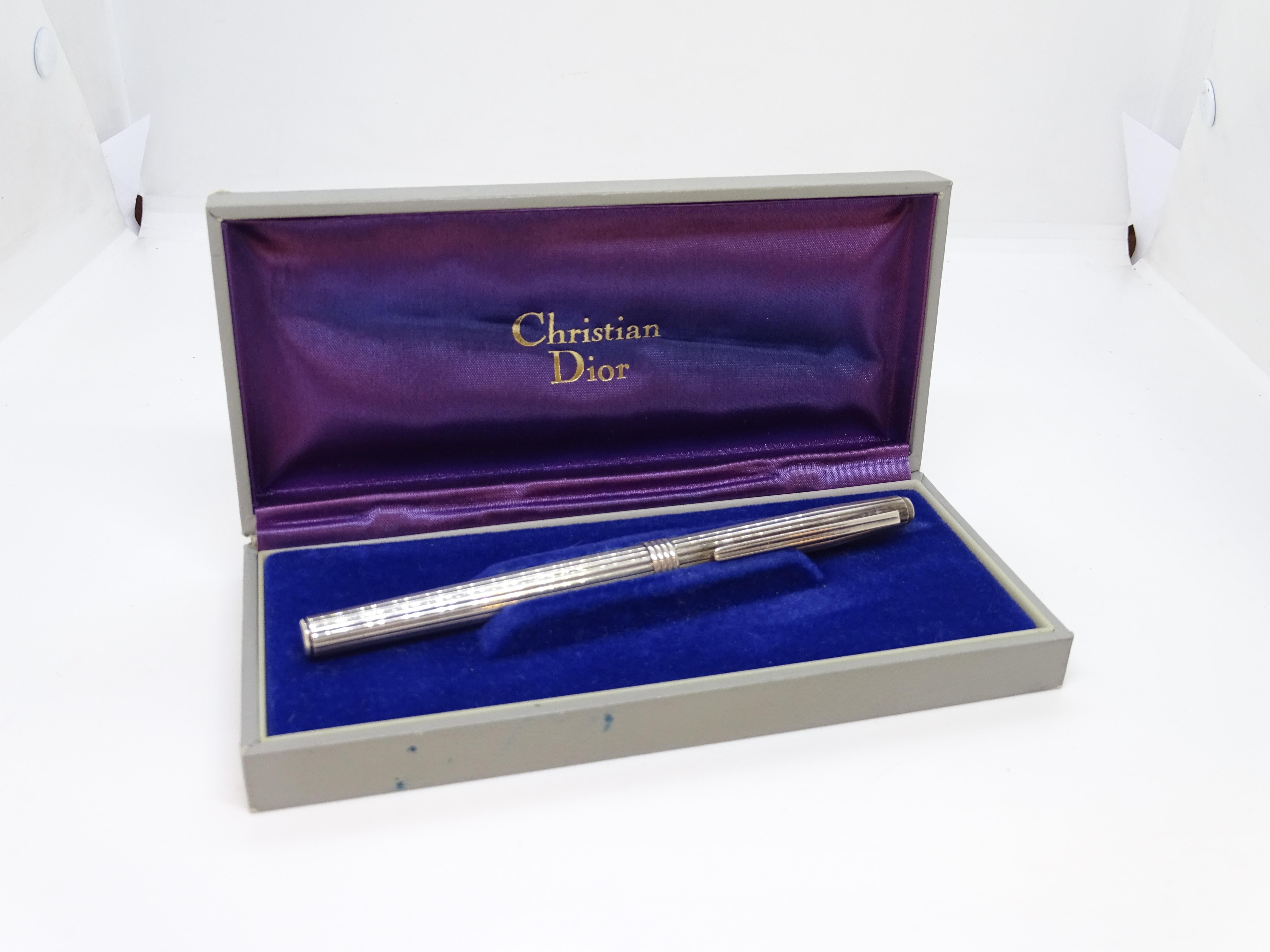 Christian Dior LES STYLOS 925 SILBER Kugelschreiber im Angebot 3