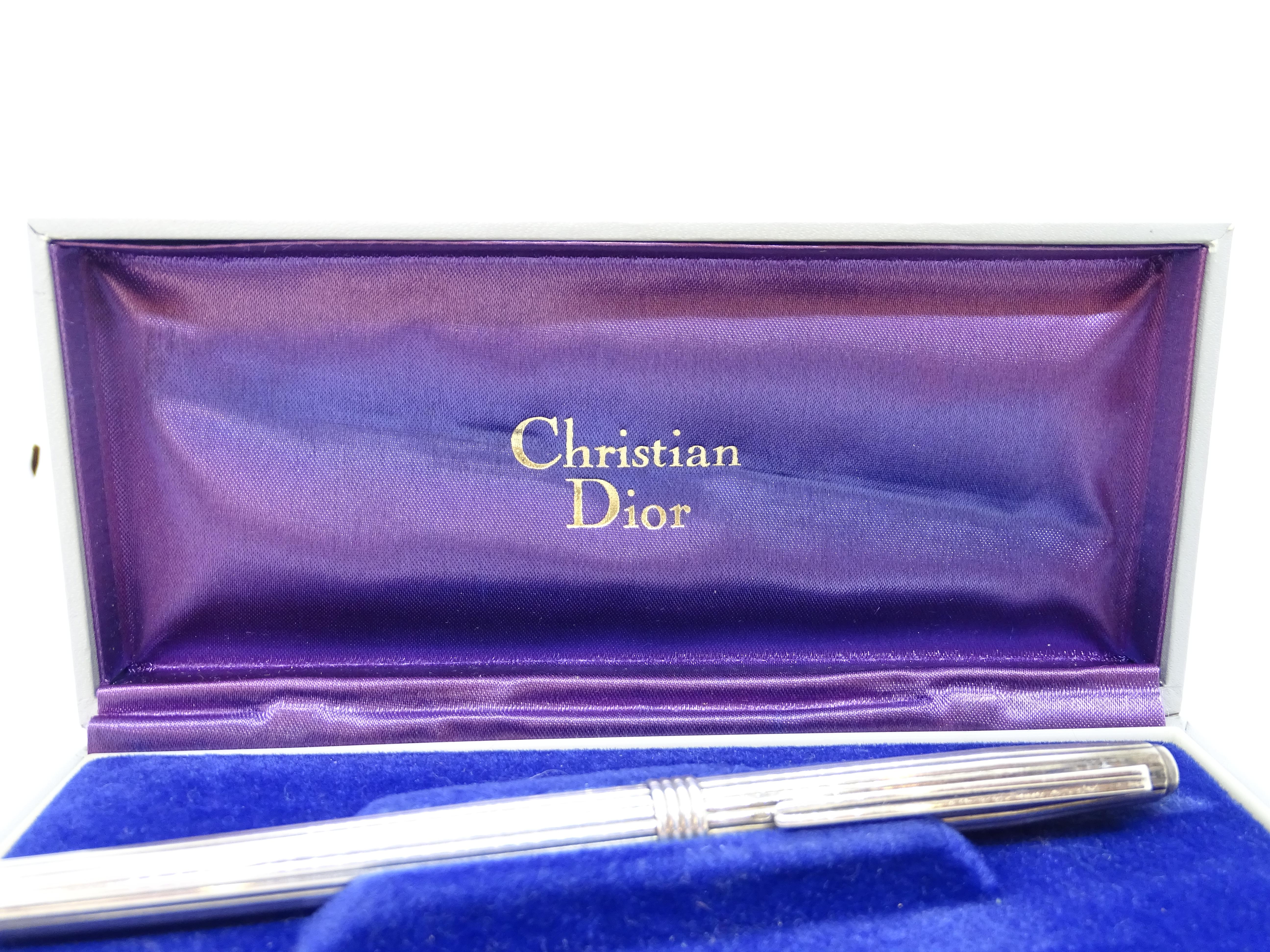 Christian Dior LES STYLOS 925 SILBER Kugelschreiber im Angebot 5