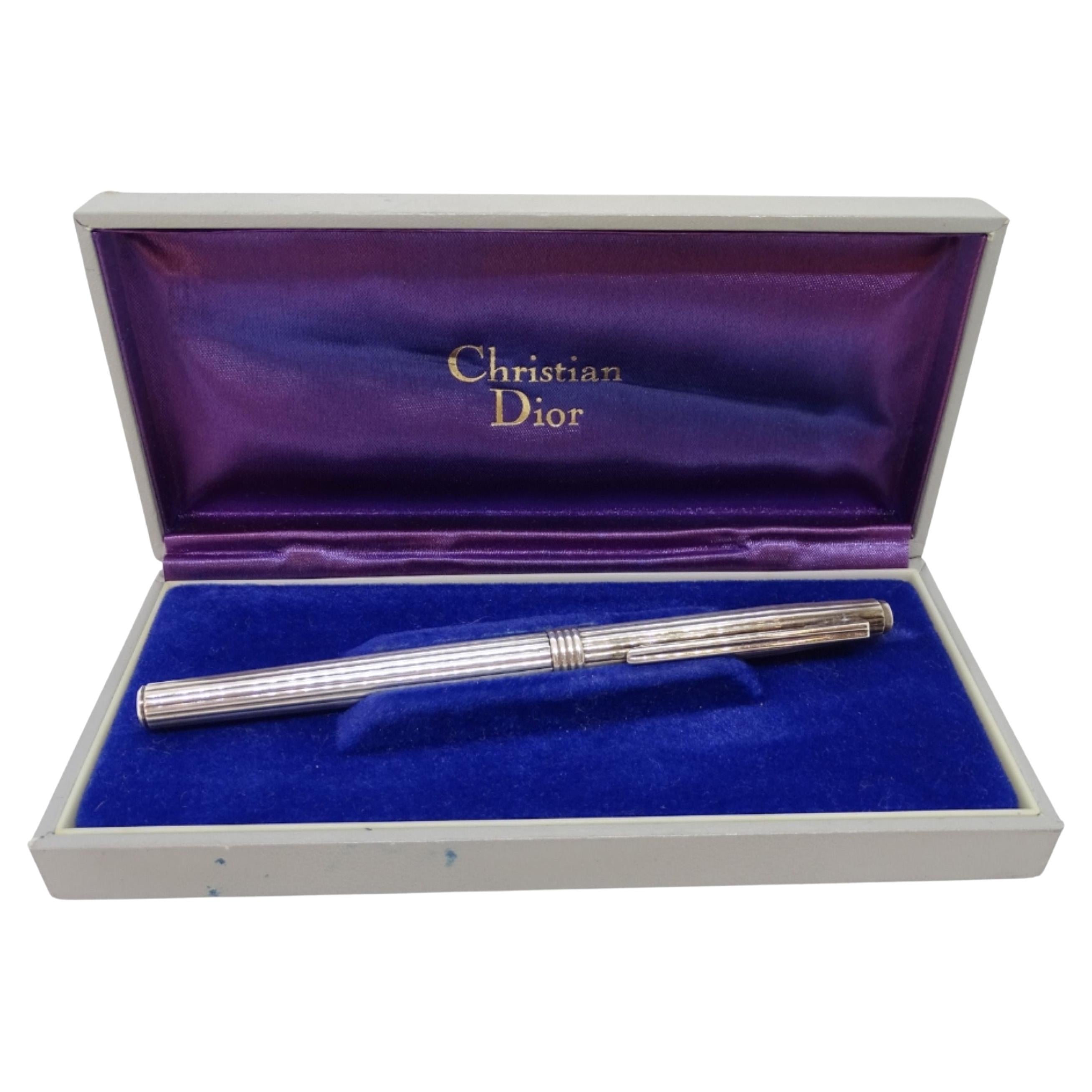 Christian Dior LES STYLOS 925 SILBER Kugelschreiber im Angebot