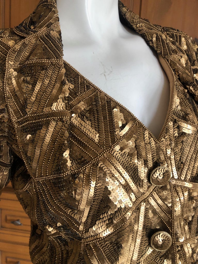 Christian Dior Lesage Sequin Beaded Cannage Pattern 
