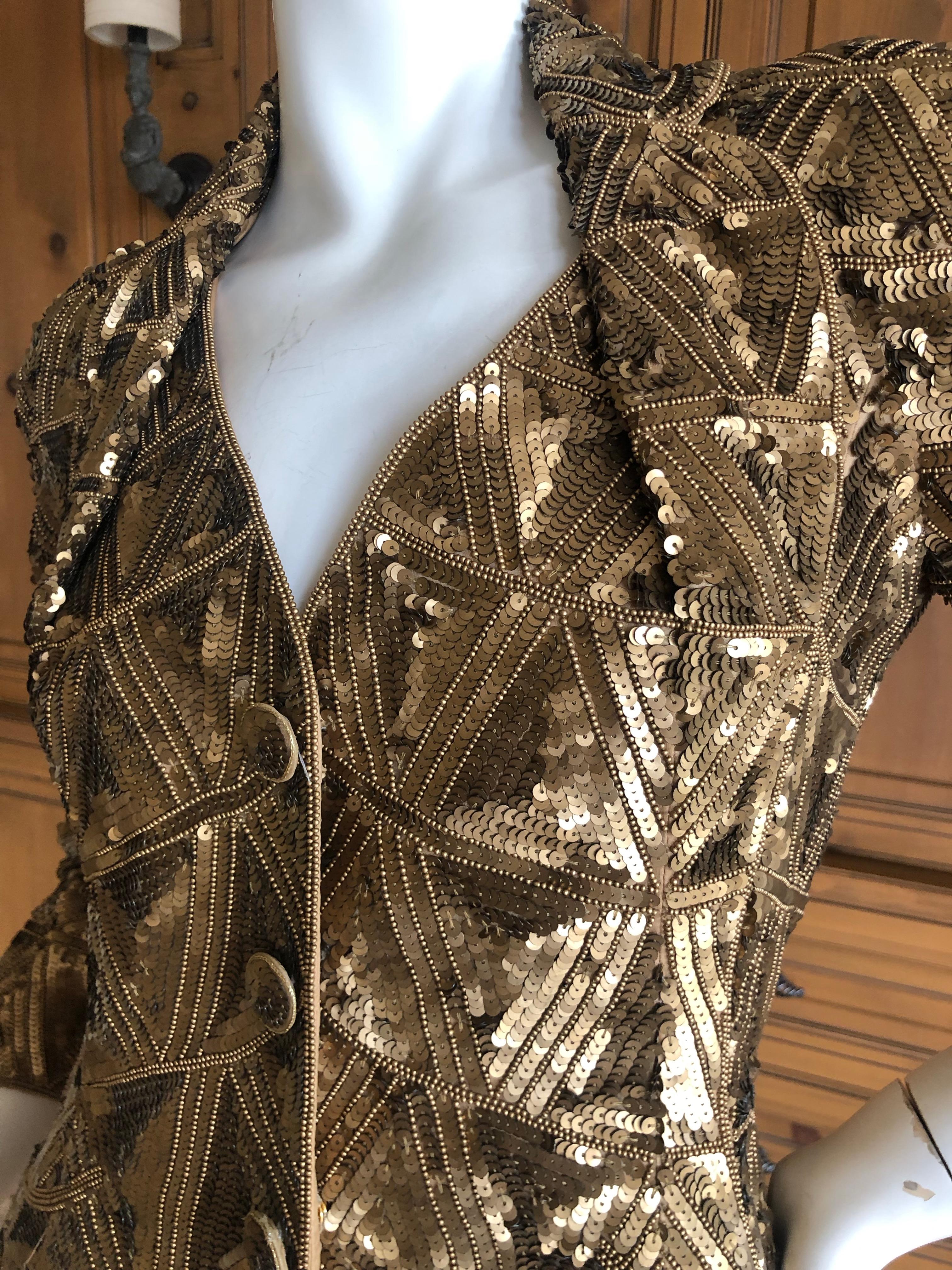 Christian Dior Lesage Sequin Beaded Cannage Pattern 