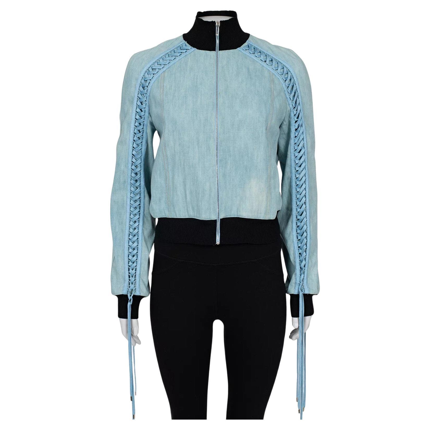 Christian Dior Hellblaue Baumwolljacke - Größe 40