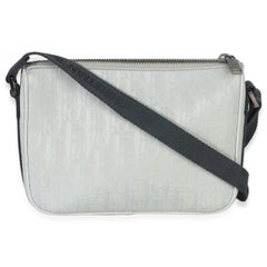 Christian Dior Light Blue Oblique Jacquard Dior 8 Pouch With Strap