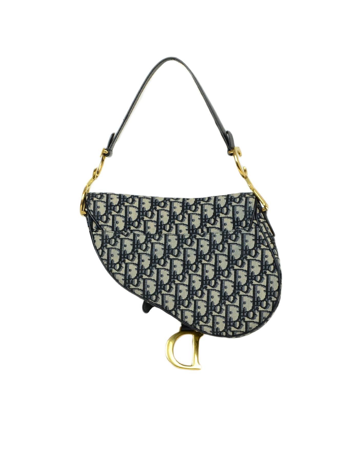 blue saddle bag