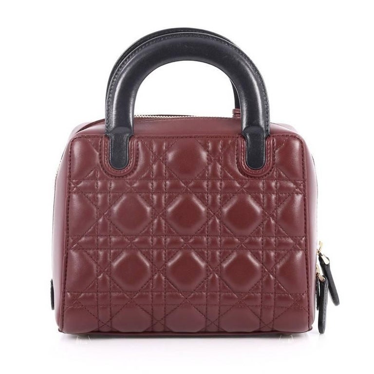 dior pink bowling bag