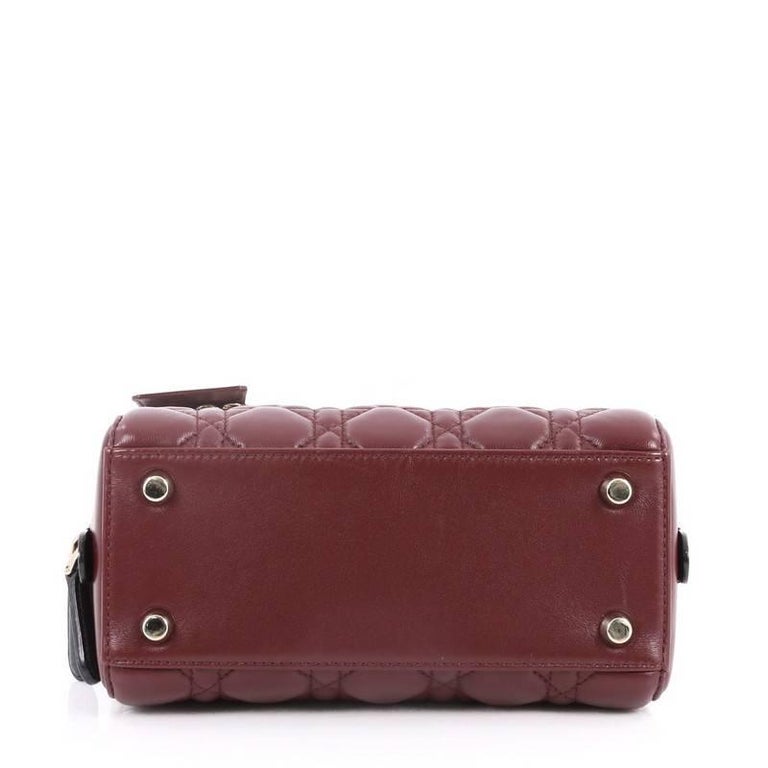dior pink bowling bag