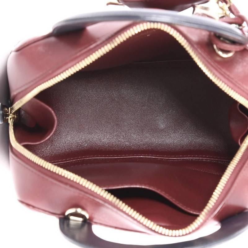 Christian Dior Lily Bowling Bag Cannage Quilt Lambskin Mini  In Good Condition In NY, NY