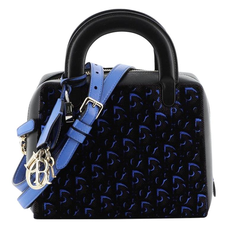 Christian Dior Lily Bowling Bag Oblique Velvet and Canvas Mini at 1stDibs dior lily bag, dior