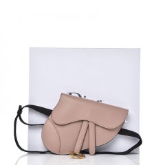 Christian Dior Limited Edition Beige Soldout Saddle Fanny Pack Waist Belt Bag