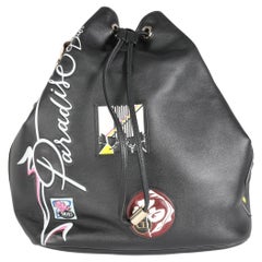 Christian Dior Paradise Bubble Bag aus schwarzem Kalbsleder in limitierter Auflage
