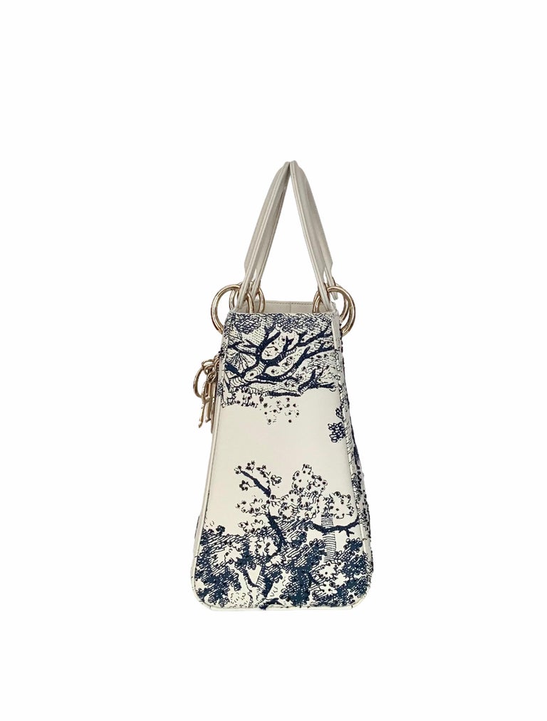 Dior cruise 2019 toile de jouy mini lady dior best sale