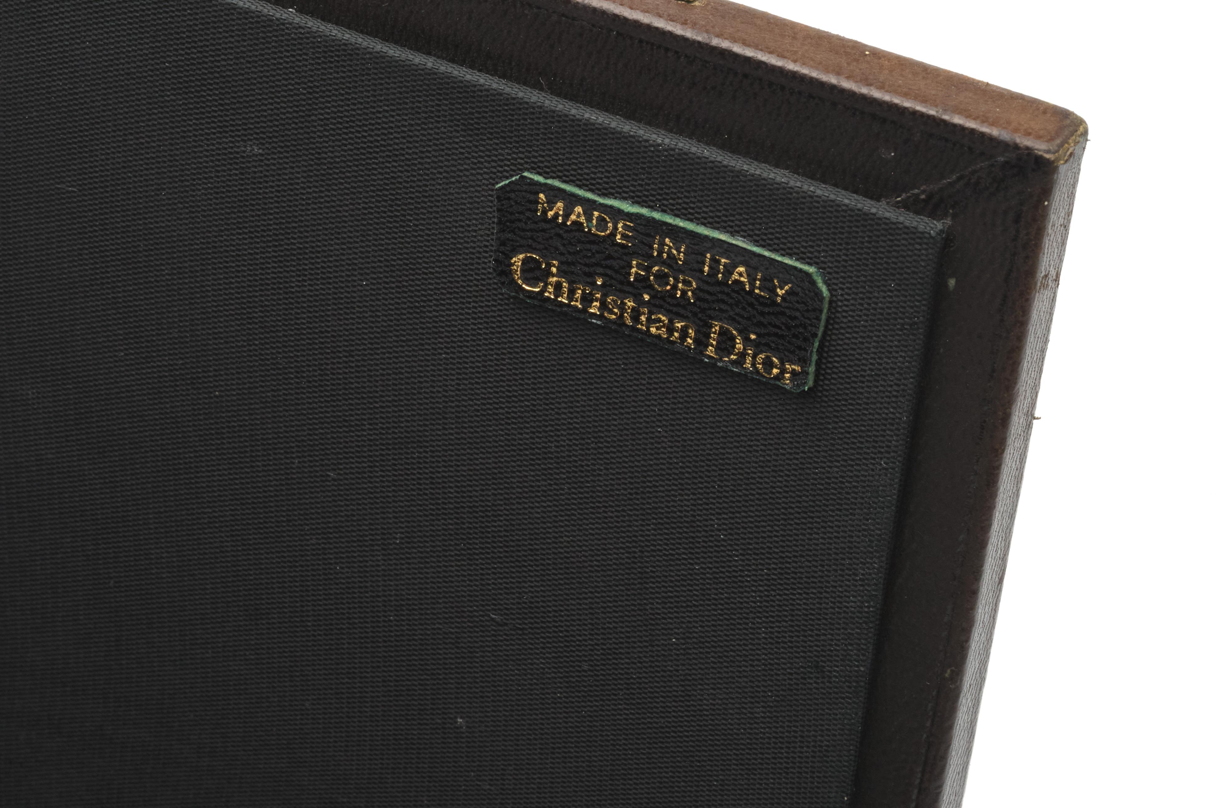 Christian Dior Logo Box In Excellent Condition In New York, NY