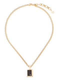 Christian Dior Logo-Pendant Chain Necklace