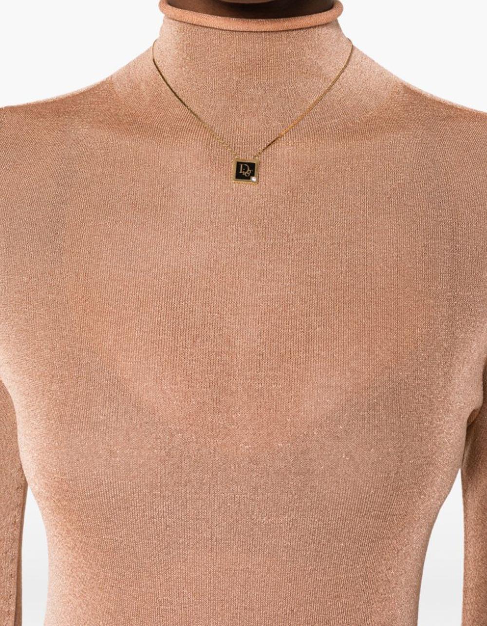 dior locket necklace