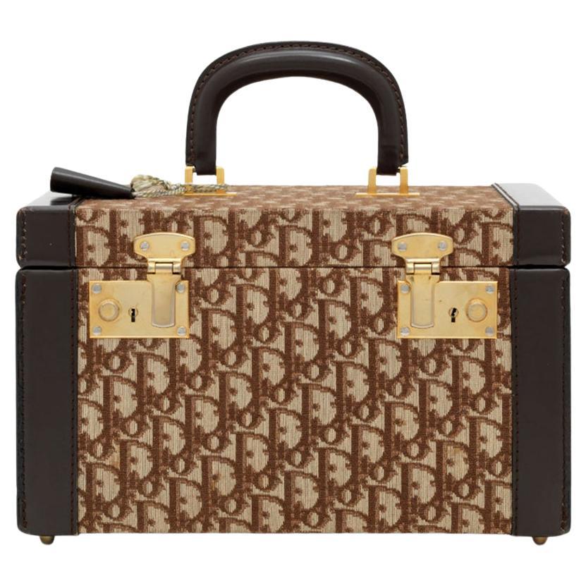Christian Dior Logomania Vanity Trotter Travel Trunk Case  For Sale