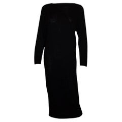 Christian Dior London Vintage Black Knitted Dress