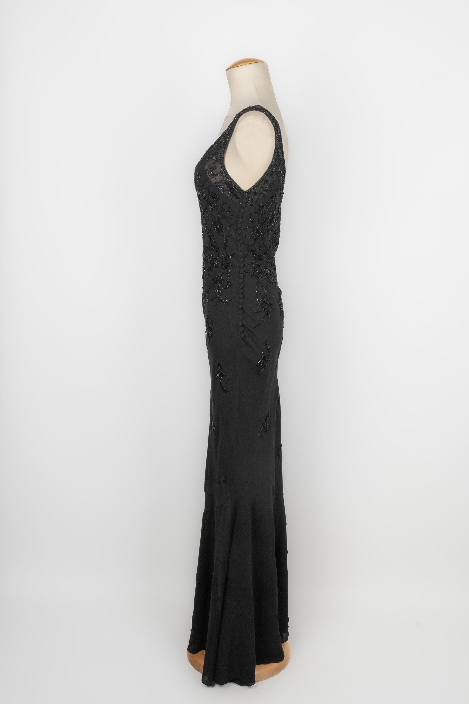 Christian Dior Long Silk Dress, 2000 In Excellent Condition In SAINT-OUEN-SUR-SEINE, FR