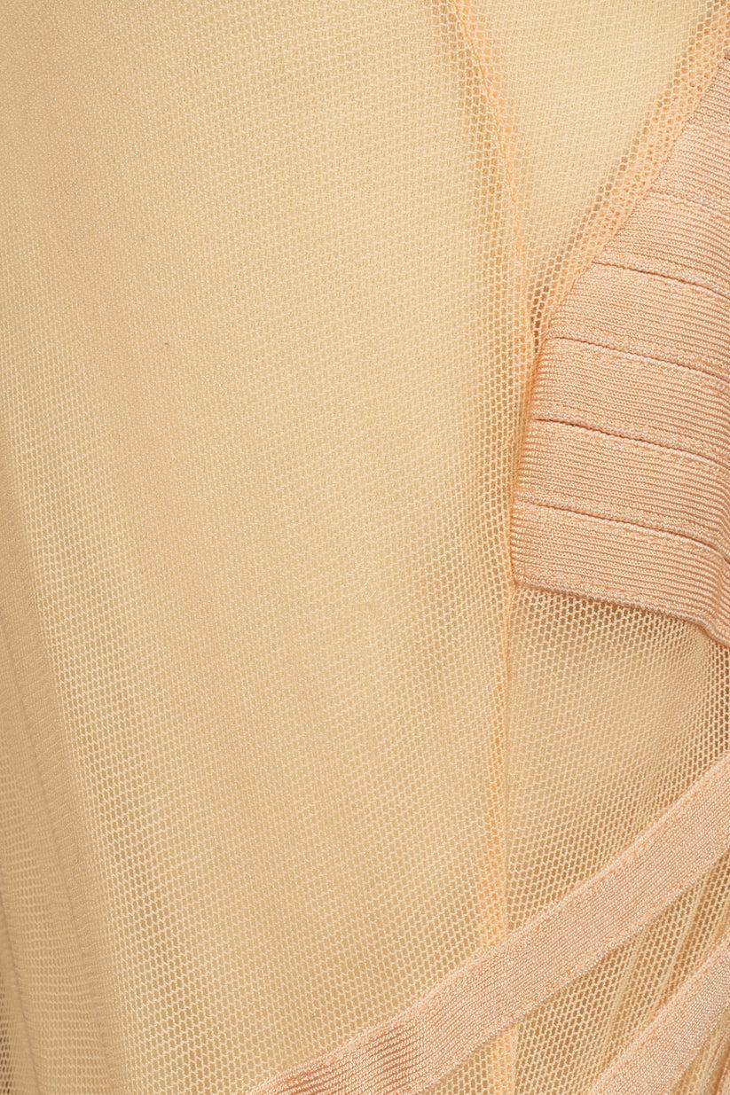 Christian Dior Long Sleeve Top in Pale Pink Tulle, Fall 2004 5