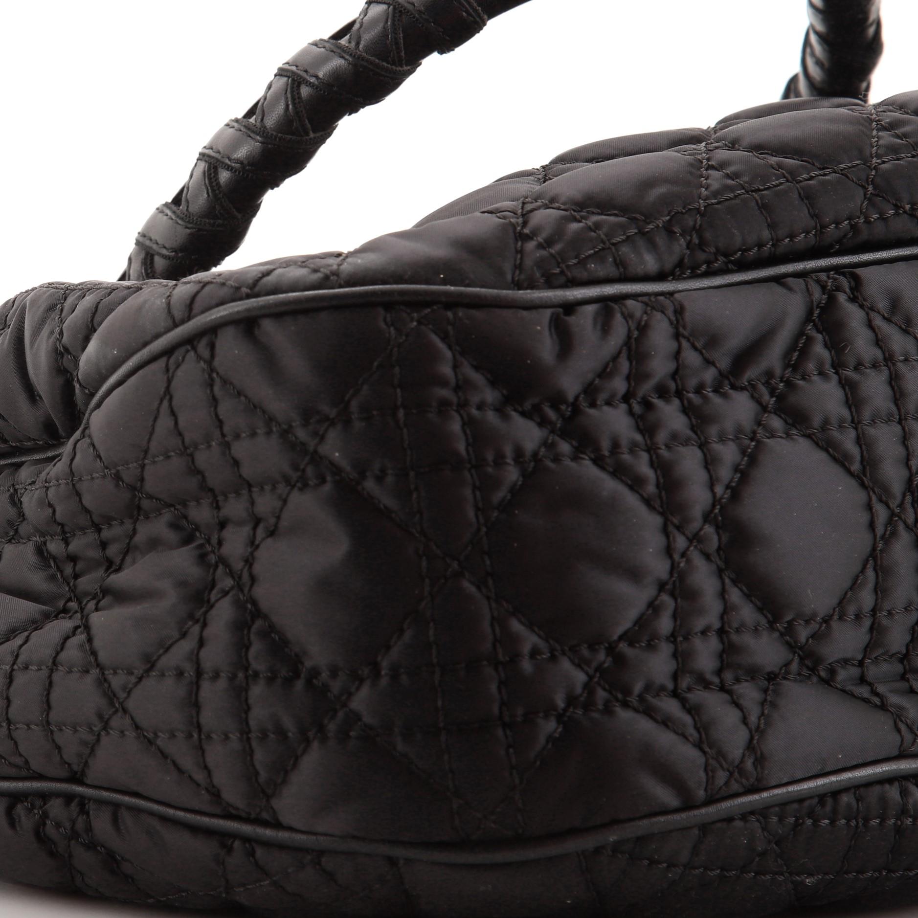 Christian Dior Lovely Tote Cannage Quilt Nylon 2