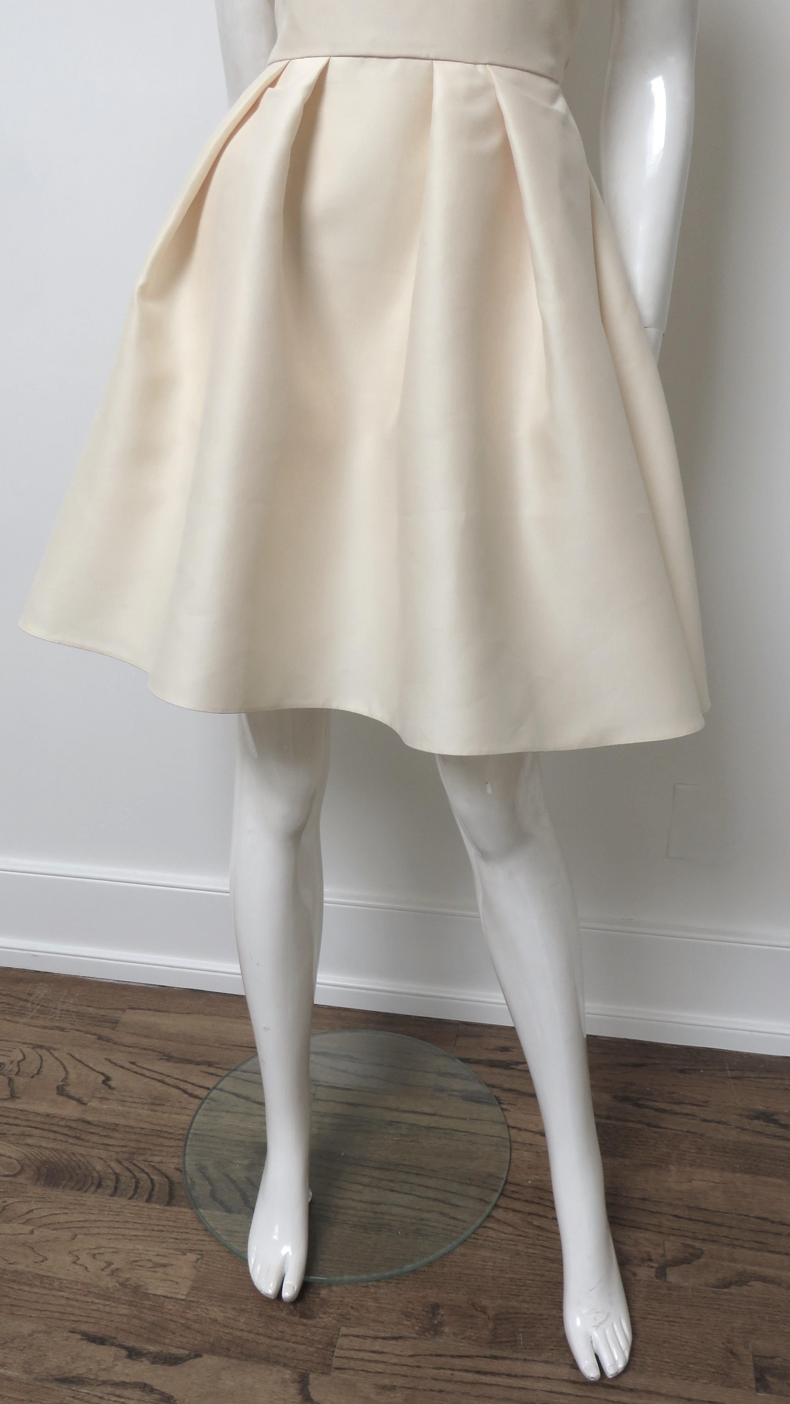 De las mujeres Christian Dior Vestido de seda con espalda baja en venta