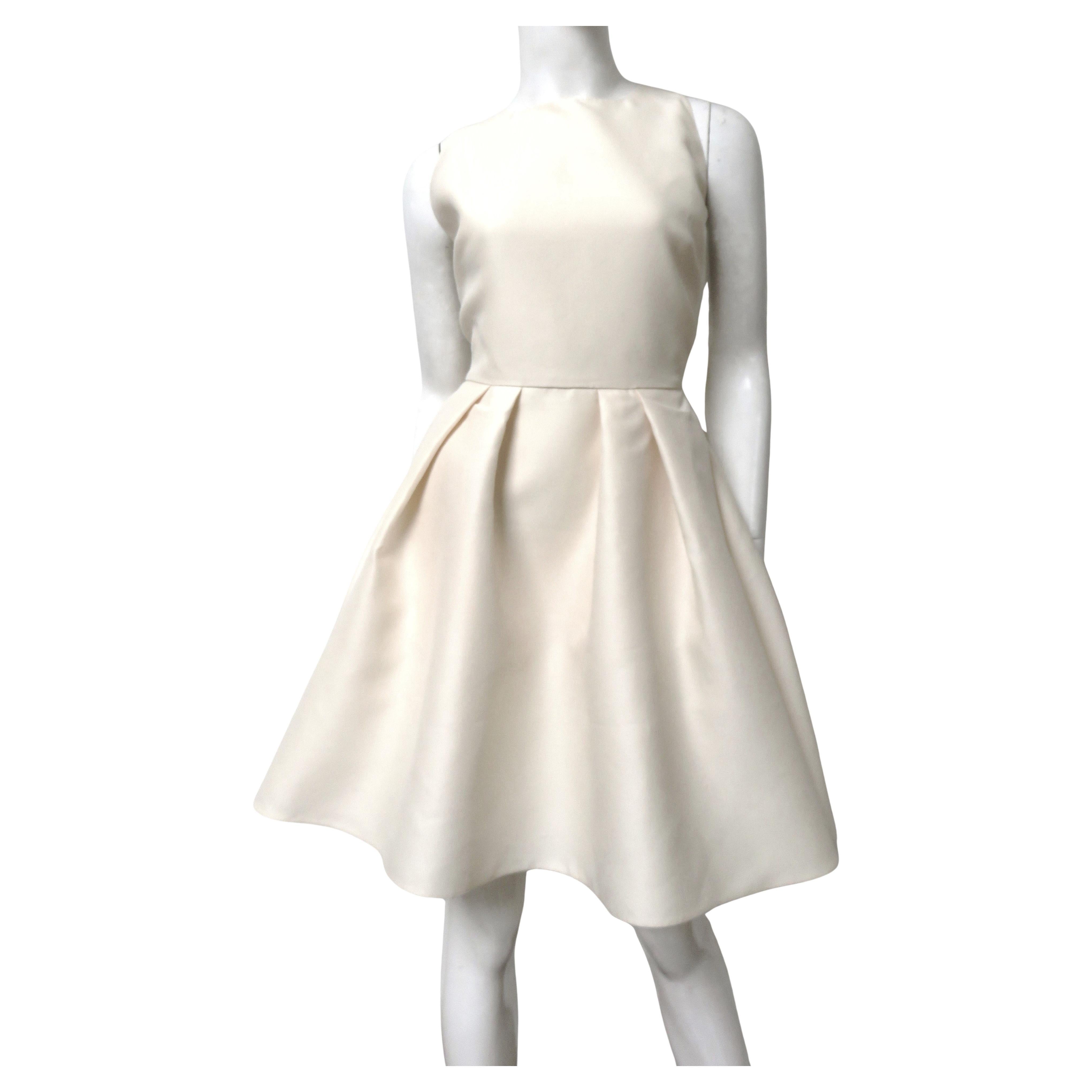 Christian Dior Vestido de seda con espalda baja en venta