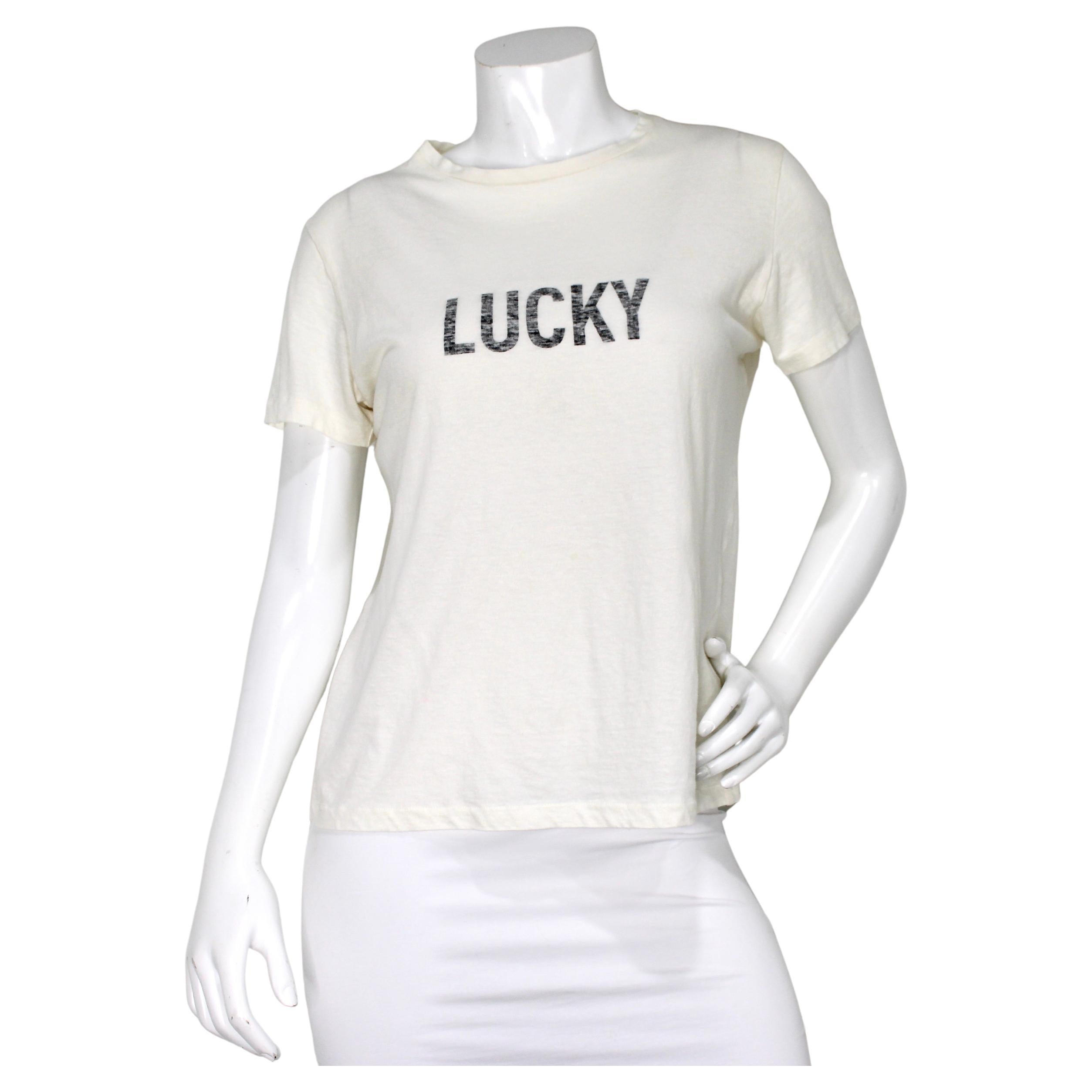 Christian Dior "Lucky" T-Shirt circa 2019 en vente