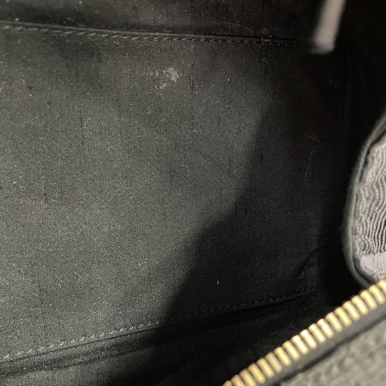 Christian Dior Macros Borsa in tela con rivestimento in cannage in nero in vendita 5