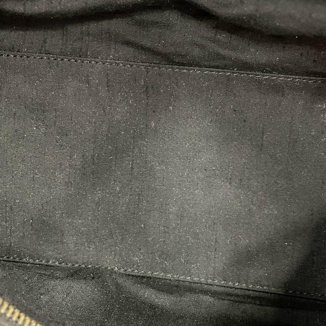 Christian Dior Macros Borsa in tela con rivestimento in cannage in nero in vendita 4