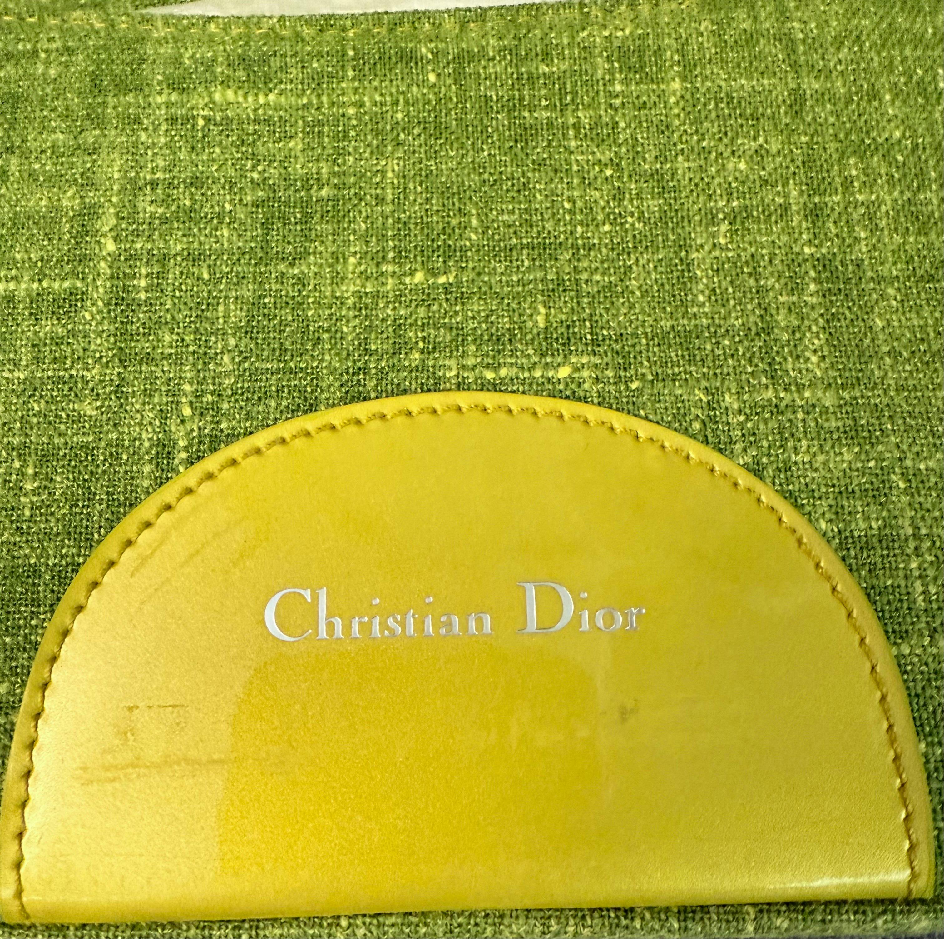 Christian Dior Malice green floral and butterfly  shoulder bag For Sale 6