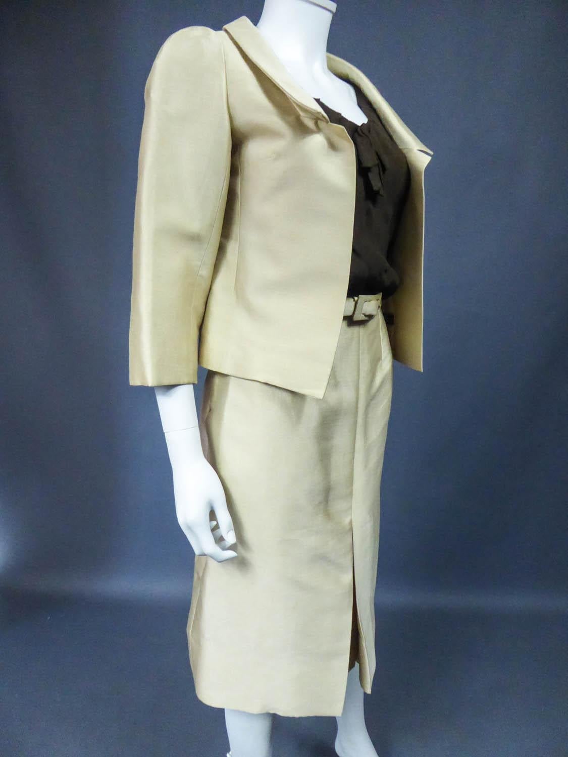 Christian Dior/Marc Bohan Skirt Suit Set numbered 40314 / 41778 Circa 1962 2