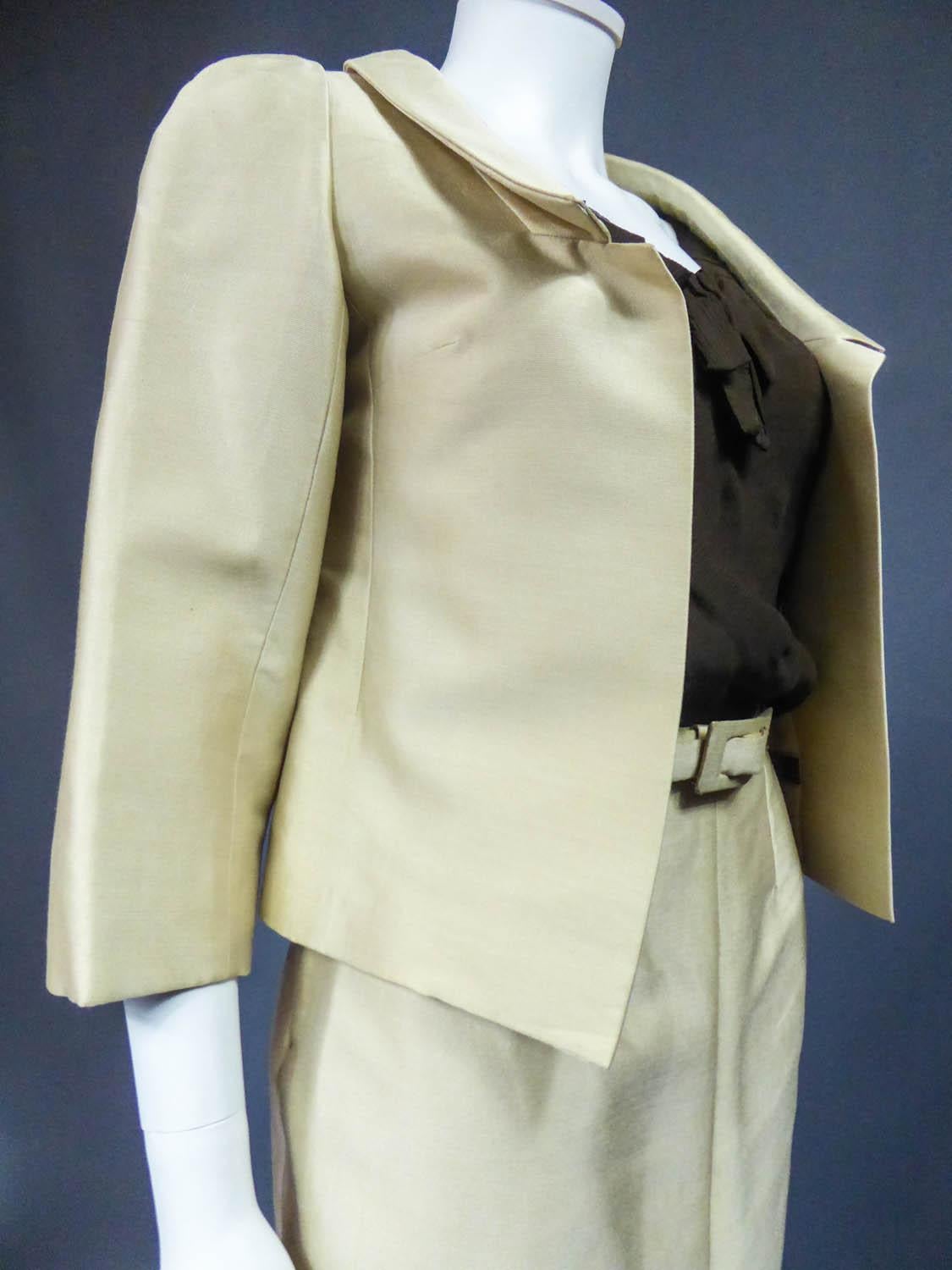 Christian Dior/Marc Bohan Skirt Suit Set numbered 40314 / 41778 Circa 1962 3