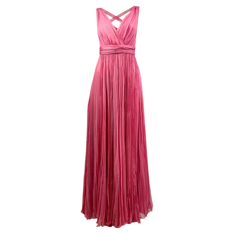 dior pink dress 2023 Dioriviera Mid-Length Ruffled Dress White and Pink D-Stripes Cotton Seersucker