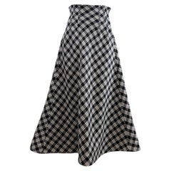 Christian Dior Maria Grazia Chiuri Fall 2022 Look 39 long plaid skirt