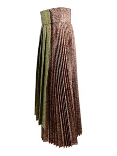 Christian Dior Maria Grazia Chiuri Fall 2022 Look 67 asymmetrical pleated skirt