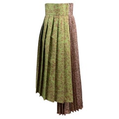 Christian Dior Maria Grazia Chiuri Fall 2022 Look 67 asymmetrical pleated skirt