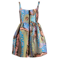 Christian Dior Maria Grazia Chiuri Prefall 2001 Look 86 mini jacquard dress