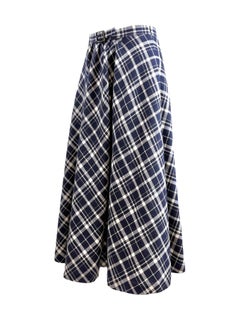 Christian Dior Maria Grazia Chiuri Prefall 2021 tartan wool skirt