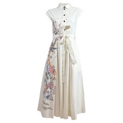 Christian Dior Maria GRAZIA CHIURI Collection Resort 2022 Robe en coton imprimé