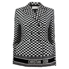 Christian Dior Maria Grazia Chiuri Spring 2018 Checked Bar Jacket
