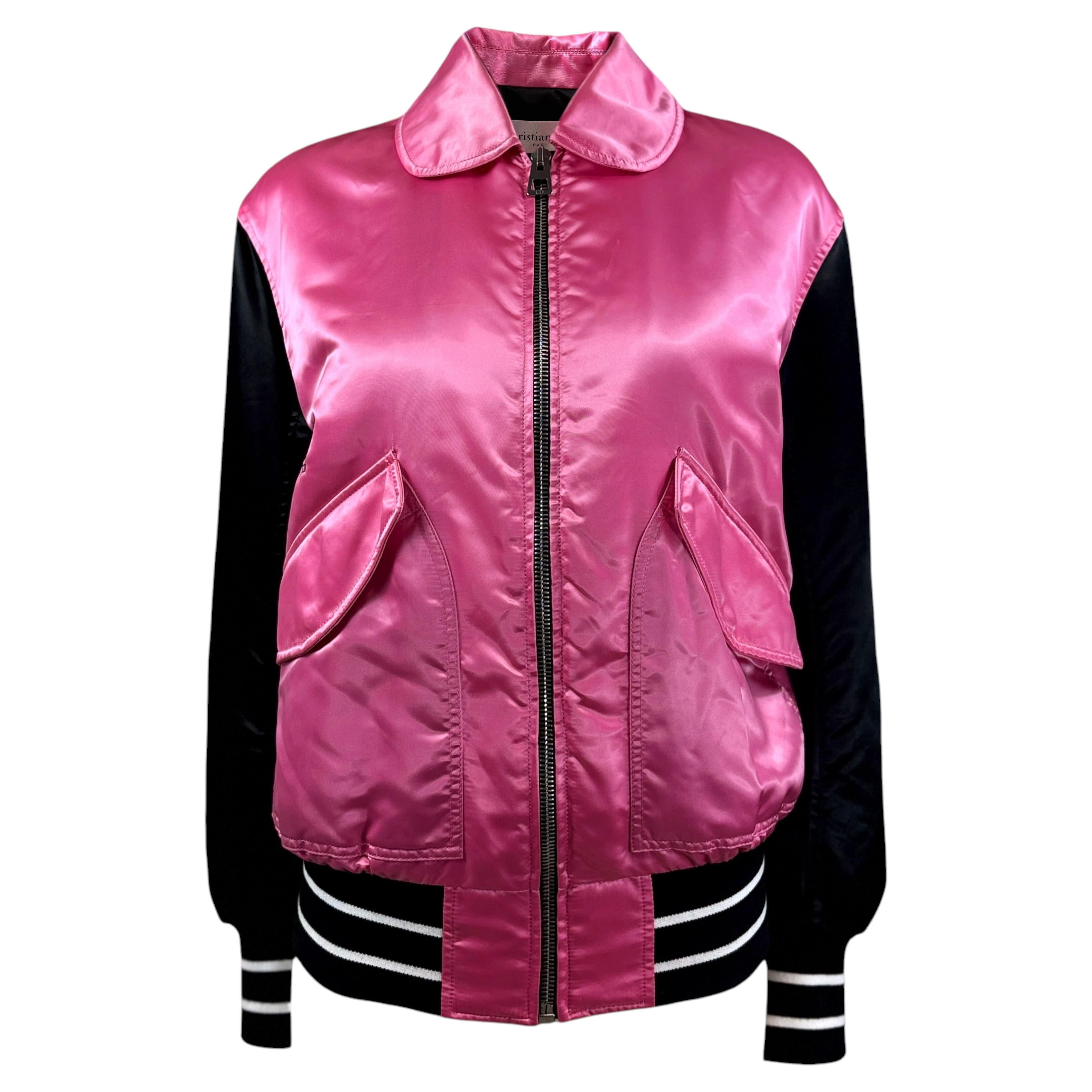 Christian Dior Maria Grazia Chiuri Spring 2022 Look 39 Black Pink bombers